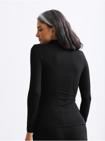 Erlich Textil  LIGHT TOUCH Rollkragen LONGSLEEVE IM 2er PACK in schwarz