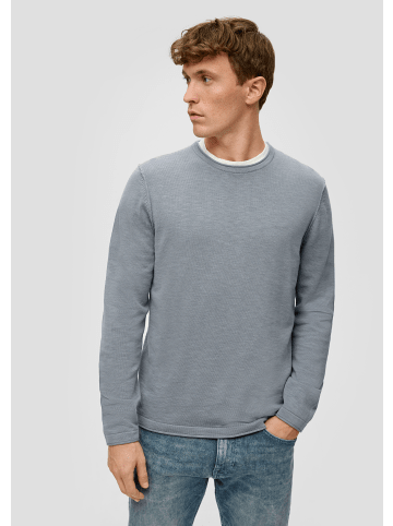 S. Oliver Strickpullover langarm in Grau