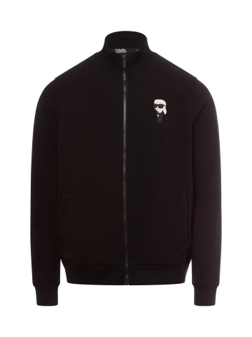 Karl Lagerfeld Sweatjacke in schwarz