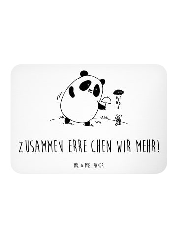 Mr. & Mrs. Panda magnet Im Team zuMenschmenarbeiten mit Spruch in Weiß