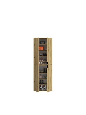 ebuy24 Garderobenmöbel ProjektX (3-teilig) Eiche 212 x 34 cm