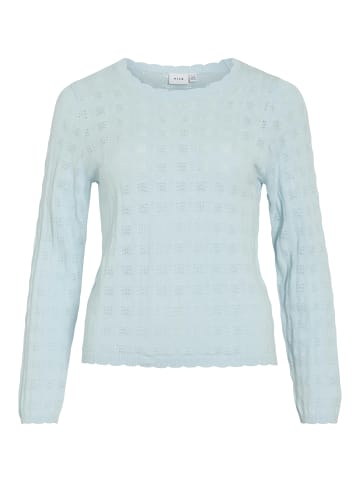 Vila Strickpullover VIAmbelle in hellblau - 0002