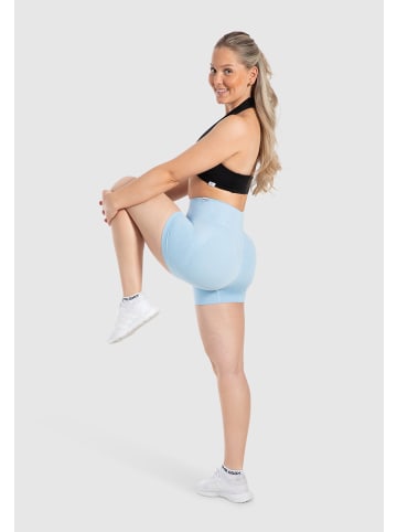 SMILODOX Short Leggings Elvia in Hellblau