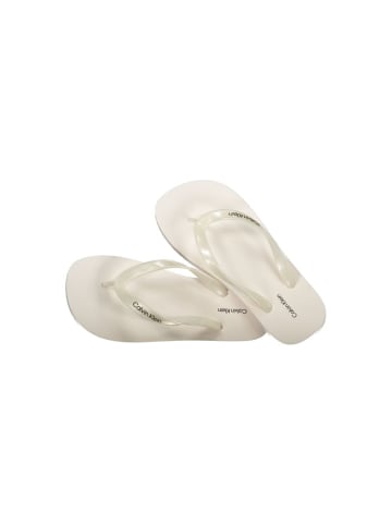Calvin Klein Weiß Damen Sandalen aus Polyurethan