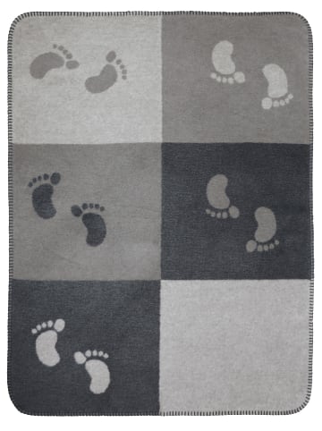 Erwin Müller Baumwolle Babydecke in grau