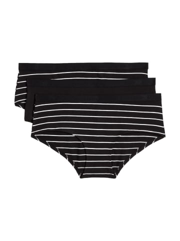 Marc O'Polo Panty Bio in black stripe/black