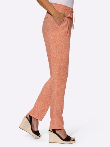 WITT WEIDEN Hose in papaya-champagner-bedruckt