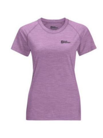 Jack Wolfskin T-Shirt KAMMWEG S|S W in Lila