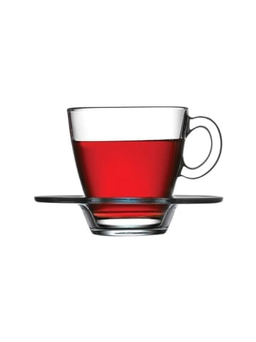 Pasabahce 6er-Set Teeglas / Kaffee Glas 215ml in Transparent