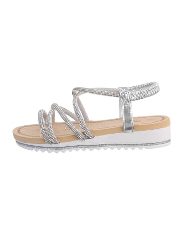 Ital-Design Sandale & Sandalette in Silber