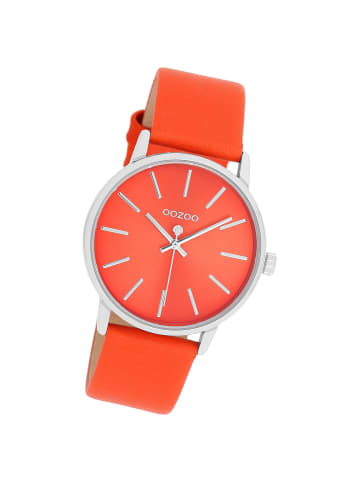 Oozoo Analog-Armbanduhr Oozoo Timepieces orange mittel (ca. 36mm)