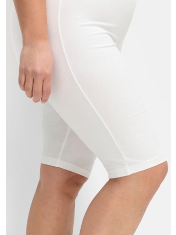 sheego Radlerhose in weiß