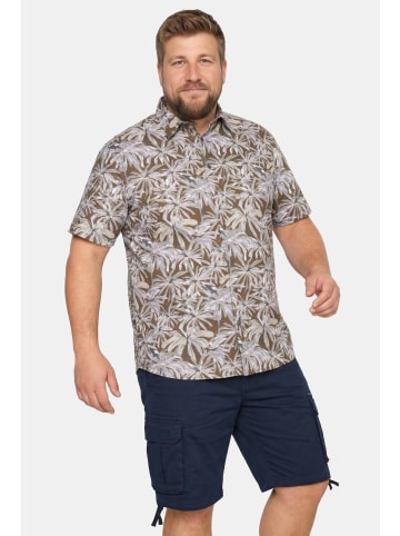 Men Plus Hemd in braun