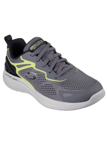 Skechers Sneaker "BOUNDER 2.0 ANDAL" in Dunkelgrau / Lime