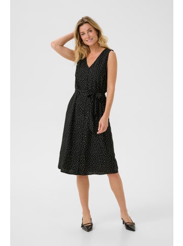 Cream Kleid CRTiah Feminine in Pitch Black Dot