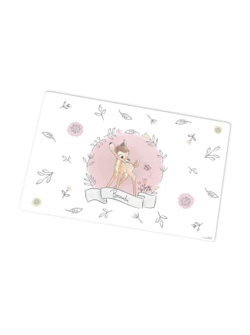 Geda Labels Platzset Bambi Blumen 1er in Rosa - 43x29x0,1