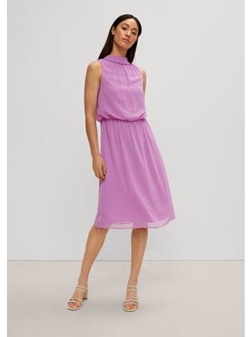 comma Einteiler Kleid kurz in Pink-lila