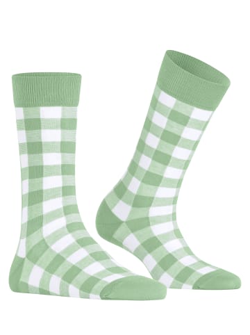 Burlington Vichy Socke in Quiet gree