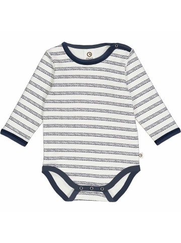 müsli Langarmbody in cream/blue