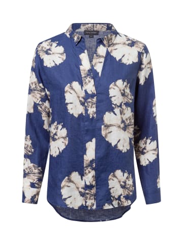 Franco Callegari Bluse in blau ecru - 0030