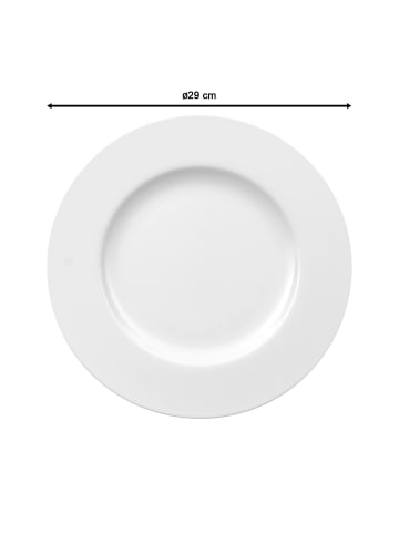 Villeroy & Boch 6er Set Speiseteller Royal in ø 29.0 cm in weiß