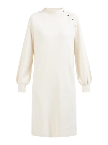 DreiMaster Klassik Damen Strickkleid in Elfenbein