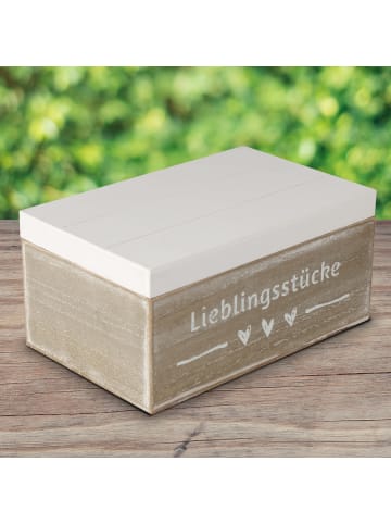 Mr. & Mrs. Panda Erinnerungsbox Fuchs Filme gucken mit Spruch in Weiß