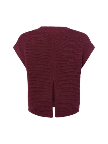 comma Pullunder in aubergine - 0001