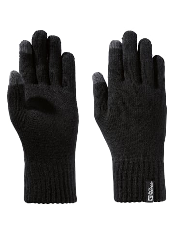 Jack Wolfskin Fingerhandschuhe RIB in black