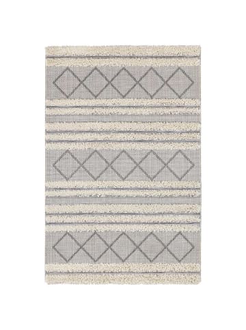 freundin HOME COLLECTION Flachgewebe Teppich Safi Creme Grau