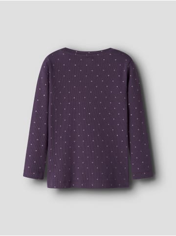 name it Slim Fit Nmfodele Langarmshirt in navy cosmos