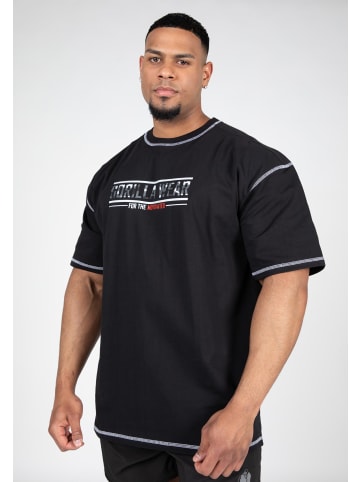 Gorilla Wear T-Shirt in Übergröße - Saginaw - Schwarz