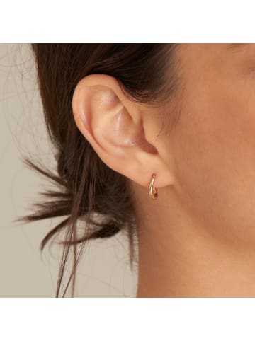 Ania Haie Creolen The Magma Wave in gold