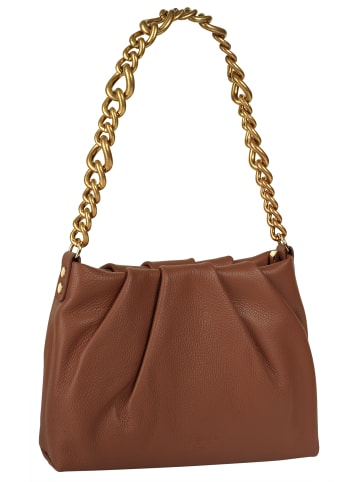 Samantha Look Umhängetasche echt Leder in cognac