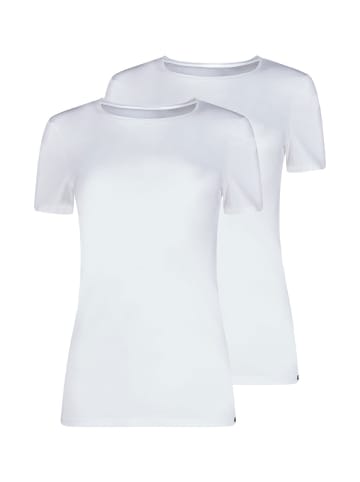 Skiny 2er Pack Shirt kurzarm in white