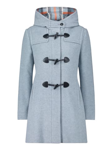 Gil Bret Dufflecoat mit Kapuze in Bright Blue Melange