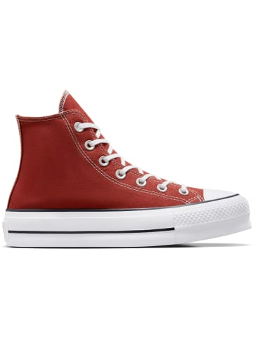 Converse Sneaker CTAS Lift Platform in ritual red-white-black