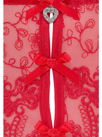 PETITE FLEUR GOLD String-Ouvert in rot