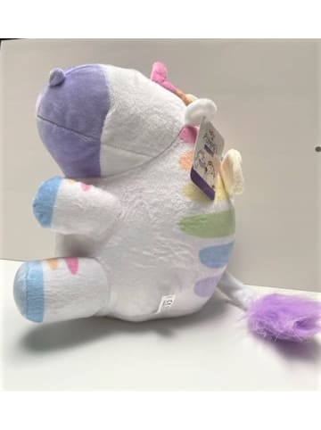 Pummeleinhorn Pummel und Friends tier - Zebrasus 25 cm in weiß