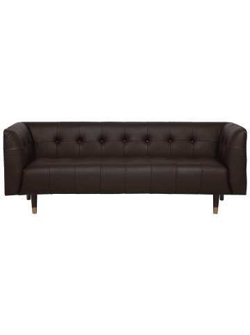Beliani 3-Sitzer Sofa BYSKE in Braun - (W) 200 x (H) 73 x (L) 78 cm