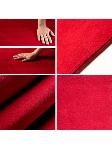 Teppich Boss Kurzflor Teppich Silvia in Rot