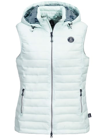 Wind Sportswear Wind Sportswear Steppweste Lombok Kapuze in jade