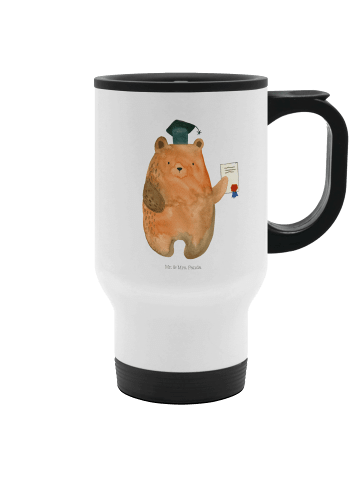 Mr. & Mrs. Panda Thermobecher To Go Bär Prüfung ohne Spruch in Weiß