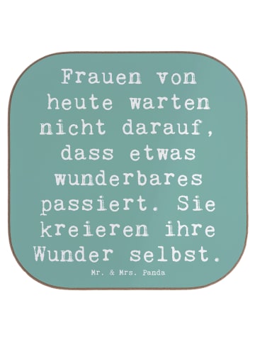 Mr. & Mrs. Panda Tassenuntersetzer Spruch Hoffnung schaffen mit ... in Meeresbrise