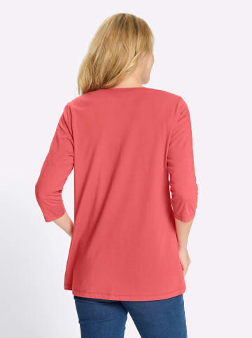 Sieh an! Shirtjacke in grapefruit