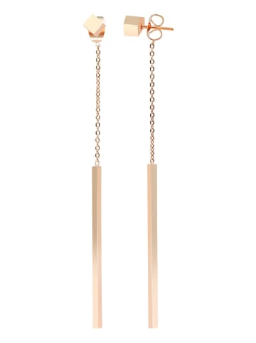 Adeliás Damen Ohrringe aus Edelstahl in gold