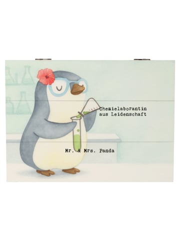 Mr. & Mrs. Panda Geschenkbox Chemielaborantin Leidenschaft Desig... in Weiß