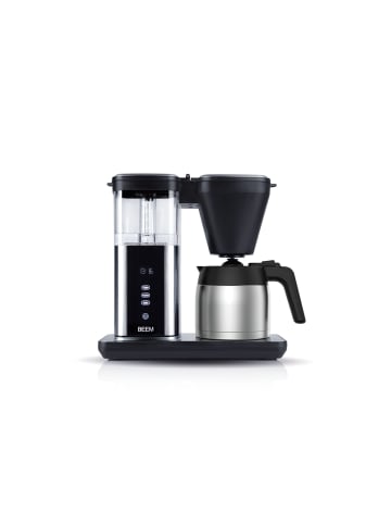 BEEM Kaffeemaschine Direct-Brew Thermo 1500W schwarz/Edelstahl + GB-Adapter Schwarz