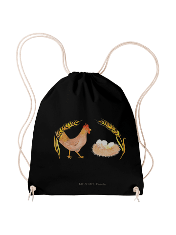 Mr. & Mrs. Panda wander rucksack Huhn Stolz ohne Spruch in Schwarz