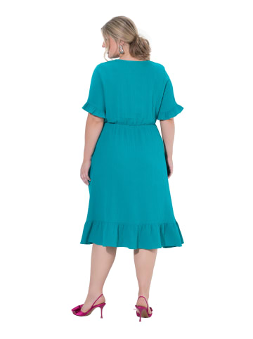 MIAMODA Midikleid in jade